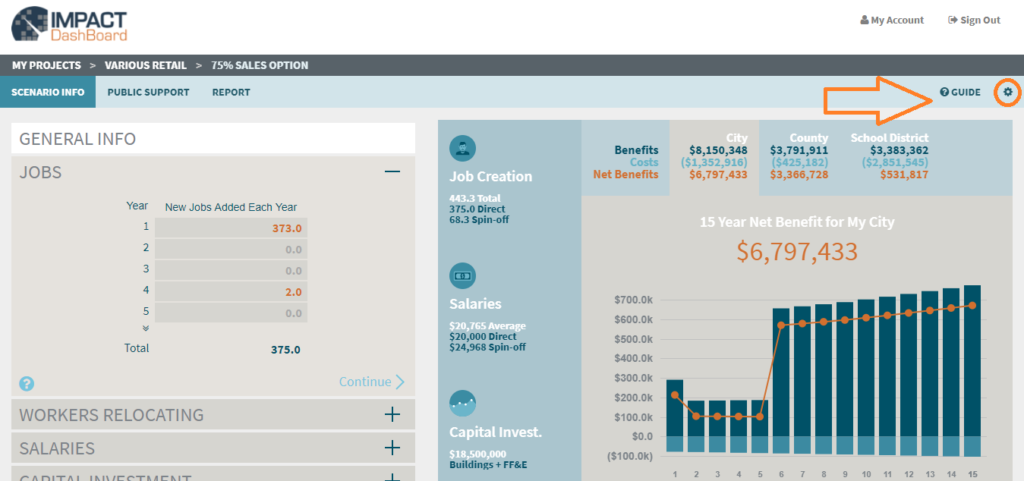 Impact DashBoard New Features - Impact DataSource